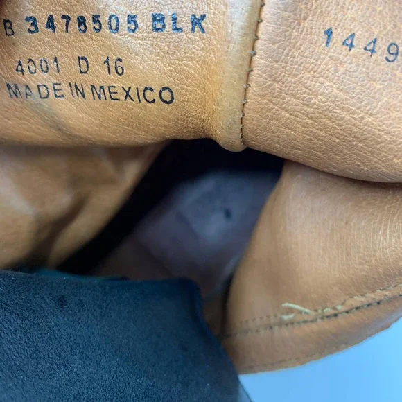 Frye Natalie Triple Buckle Ankle Short Boots Black Booties Womens 8 - Picture 12 of 16